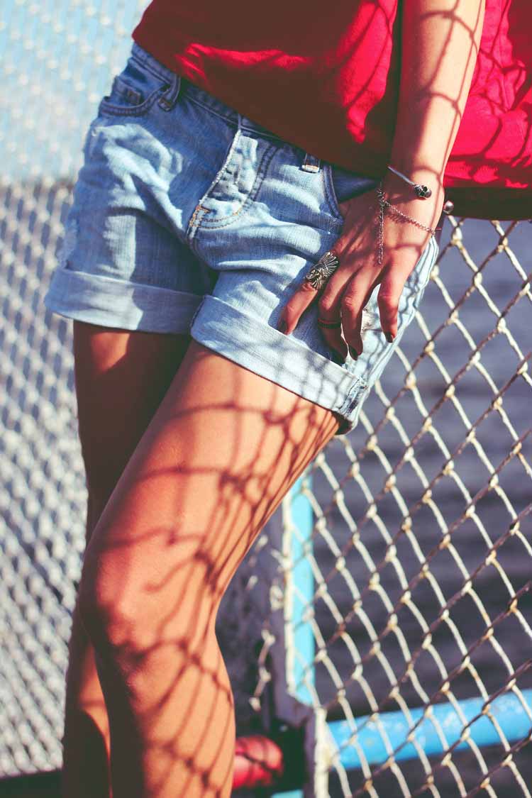 Shorts Sommerstyling Streetstyle